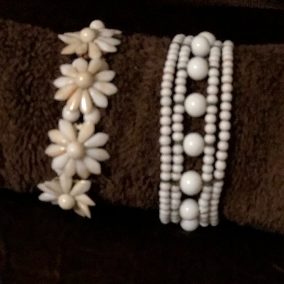 Vintage Enamel Bracelets - Picture 1 of 3